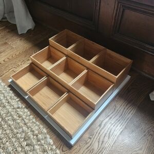 Wooden Multi-Tier Organizer